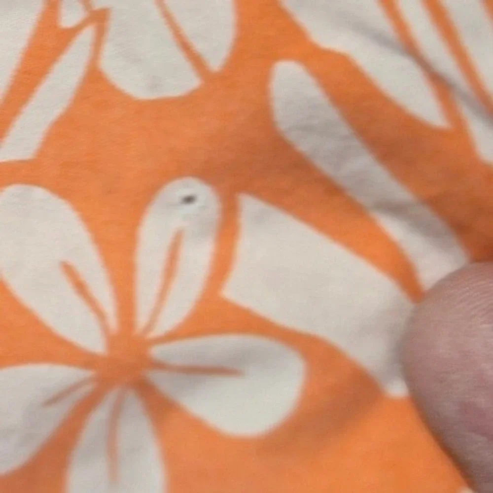 Tommy Hilfiger Mens XXL‎ Orange Floral Hibiscus Swim Trunks Lined Board Shorts
